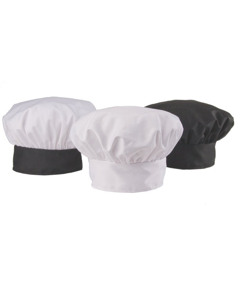 KNG Traditional Chef Hat, Black - Image 2